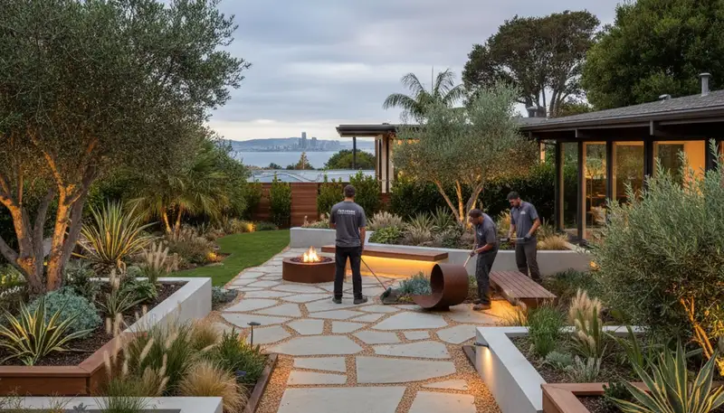 San Francisco, CA landscaping design services for residential and commercial outdoor spaces