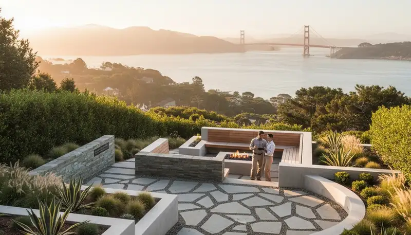 San Francisco, CA landscaping services for custom garden design and lawn care
