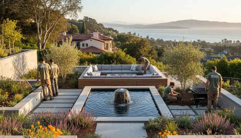 San Francisco, CA landscaping design services for residential and commercial outdoor spaces
