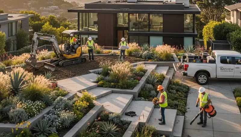 Landscaping services in San Francisco, CA for custom garden design and yard maintenance