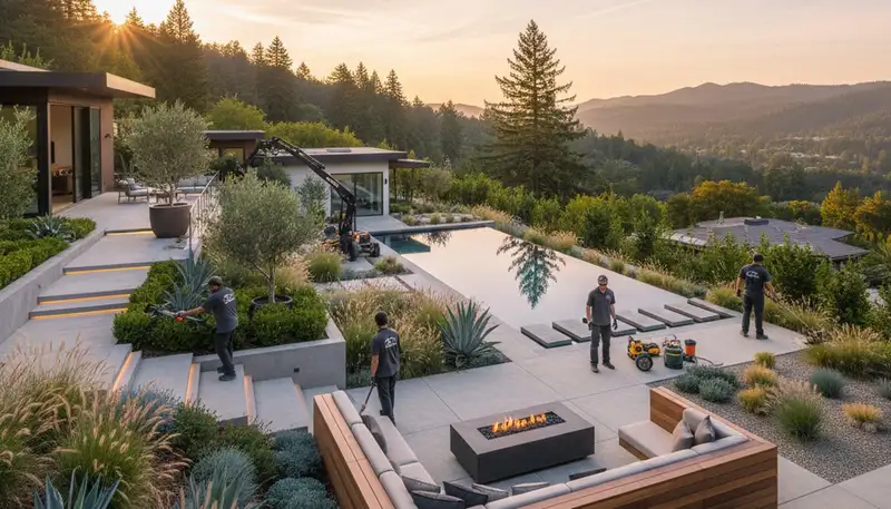 San Francisco, CA landscaping design services for residential and commercial outdoor spaces