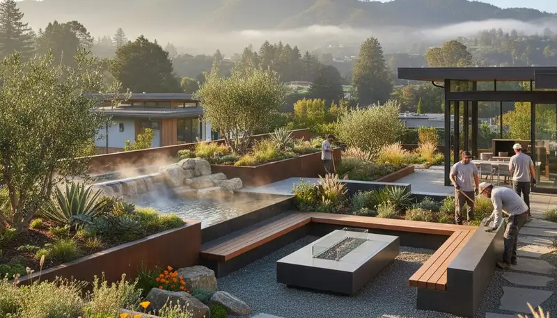 San Francisco, CA landscaping design services for residential and commercial outdoor spaces