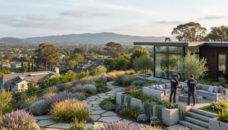 San Francisco, CA landscaping design service for residential and commercial outdoor spaces