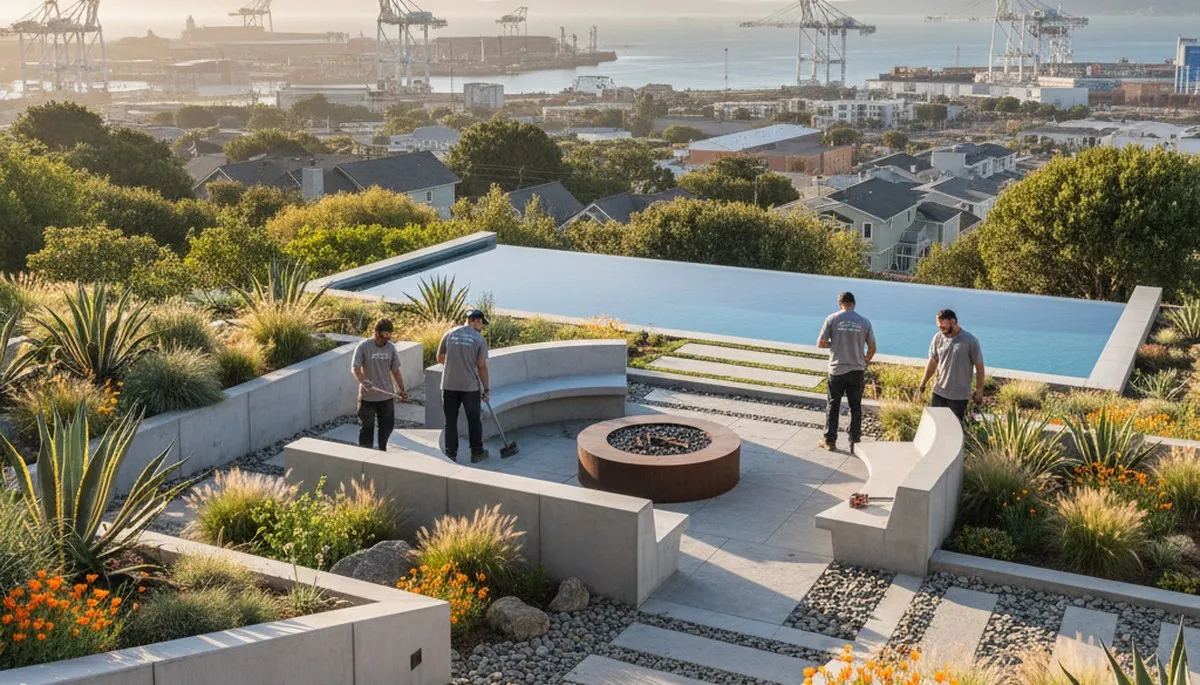 San Francisco, CA landscaping design services for residential and commercial outdoor spaces