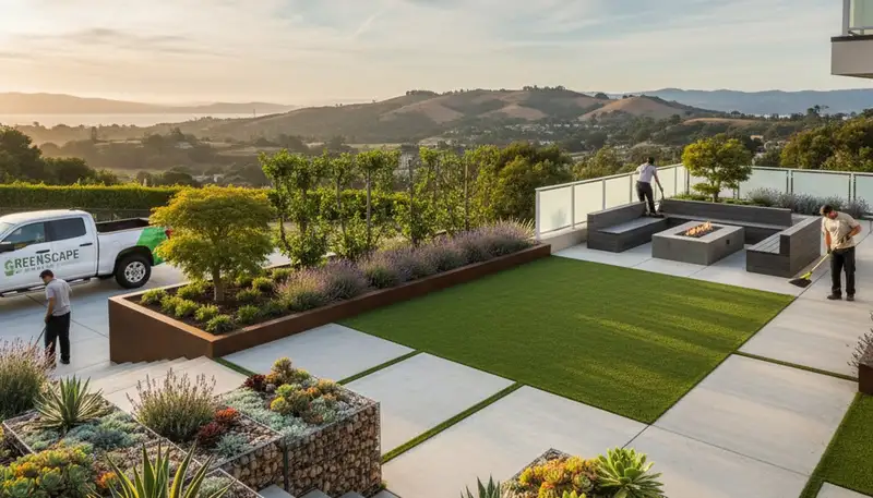 San Francisco, CA landscaping service for custom garden design and yard maintenance