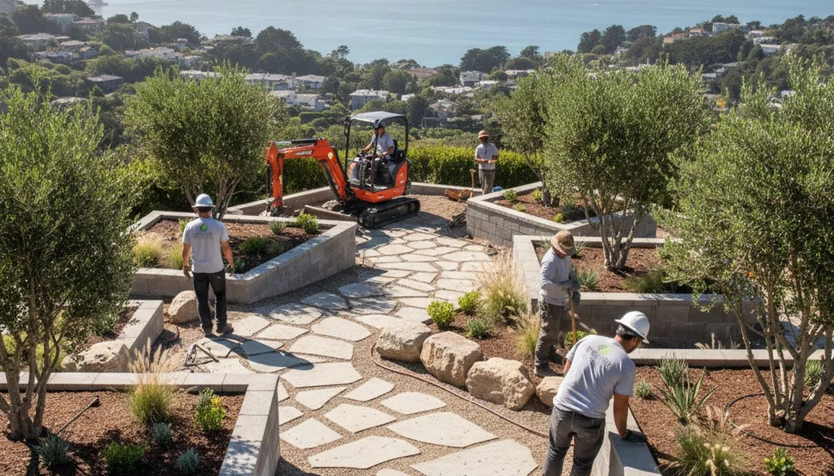 San Francisco, CA landscaping design and installation services for residential outdoor spaces