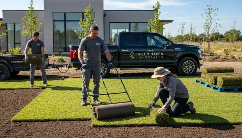 Sod installation in San Francisco, CA for a lush, professionally landscaped yard
